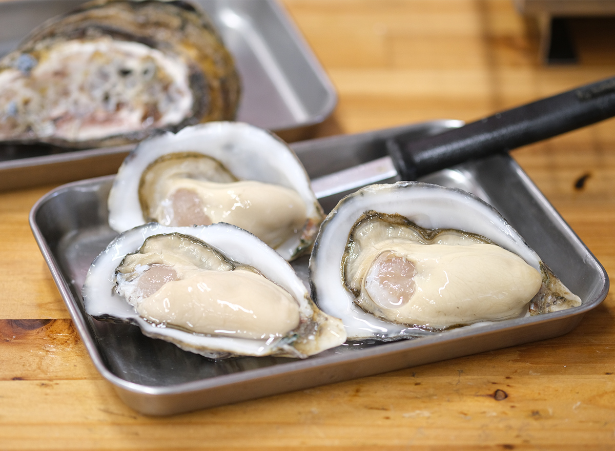 新鮮な牡蠣